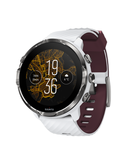 SUUNTO 7 WHITE BURGUNDY